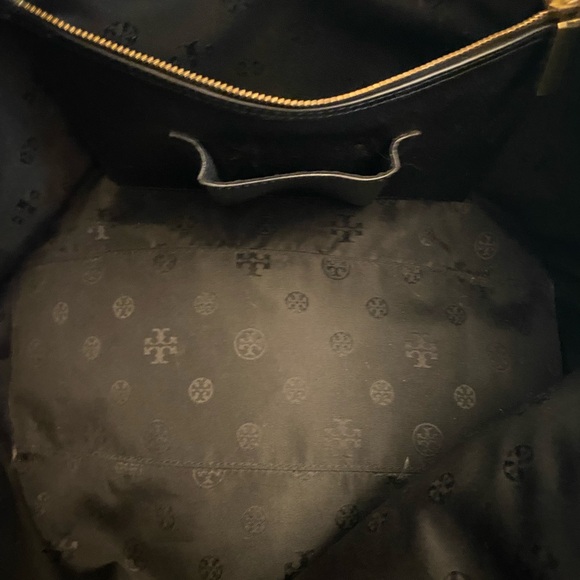 Tory Burch Black Leather Tote - Picture 9 of 16